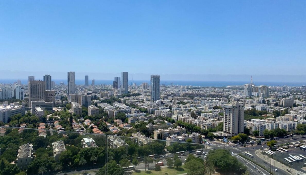 בנוף מדירת בגין 158 תל אביב